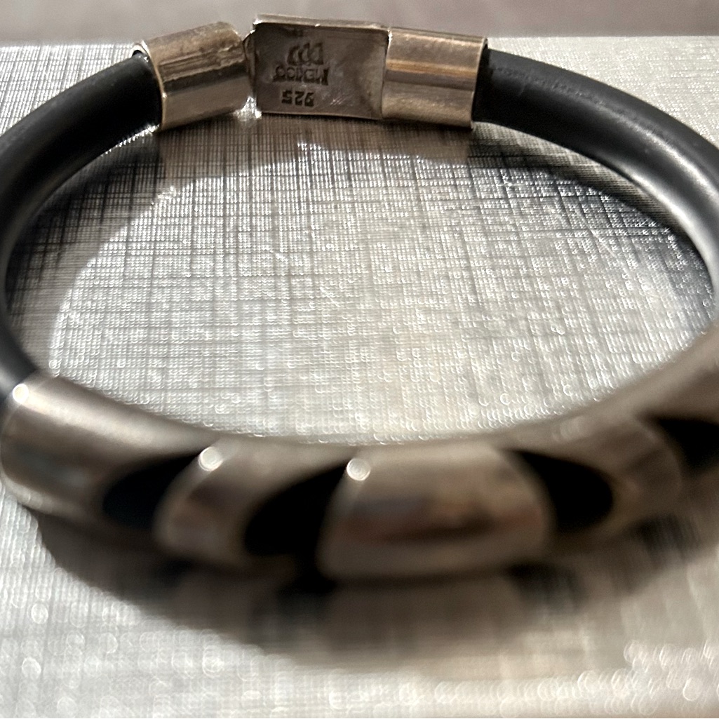 Signed Ddd Sterling Silver Bracelet